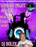 Dj Bolek - Sunday Night ( Sudi Planet FM 06.11.2022 )