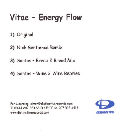 Vitae - Energy Flow (Santos Bread 2 Bread Mix)